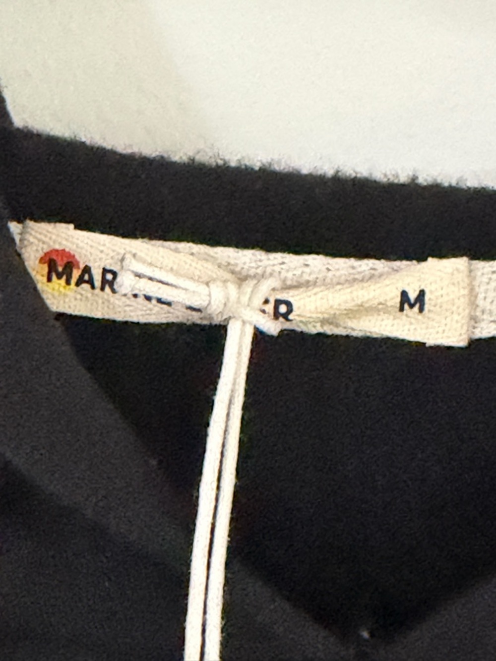 Marine Layer Hoodie Womens Medium Black Sunset Pullover Sweatshirt Kangaroo Logo - Picture 6 of 15